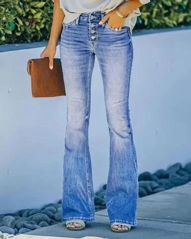 Vintage Jeans Met Hoge Taille 
